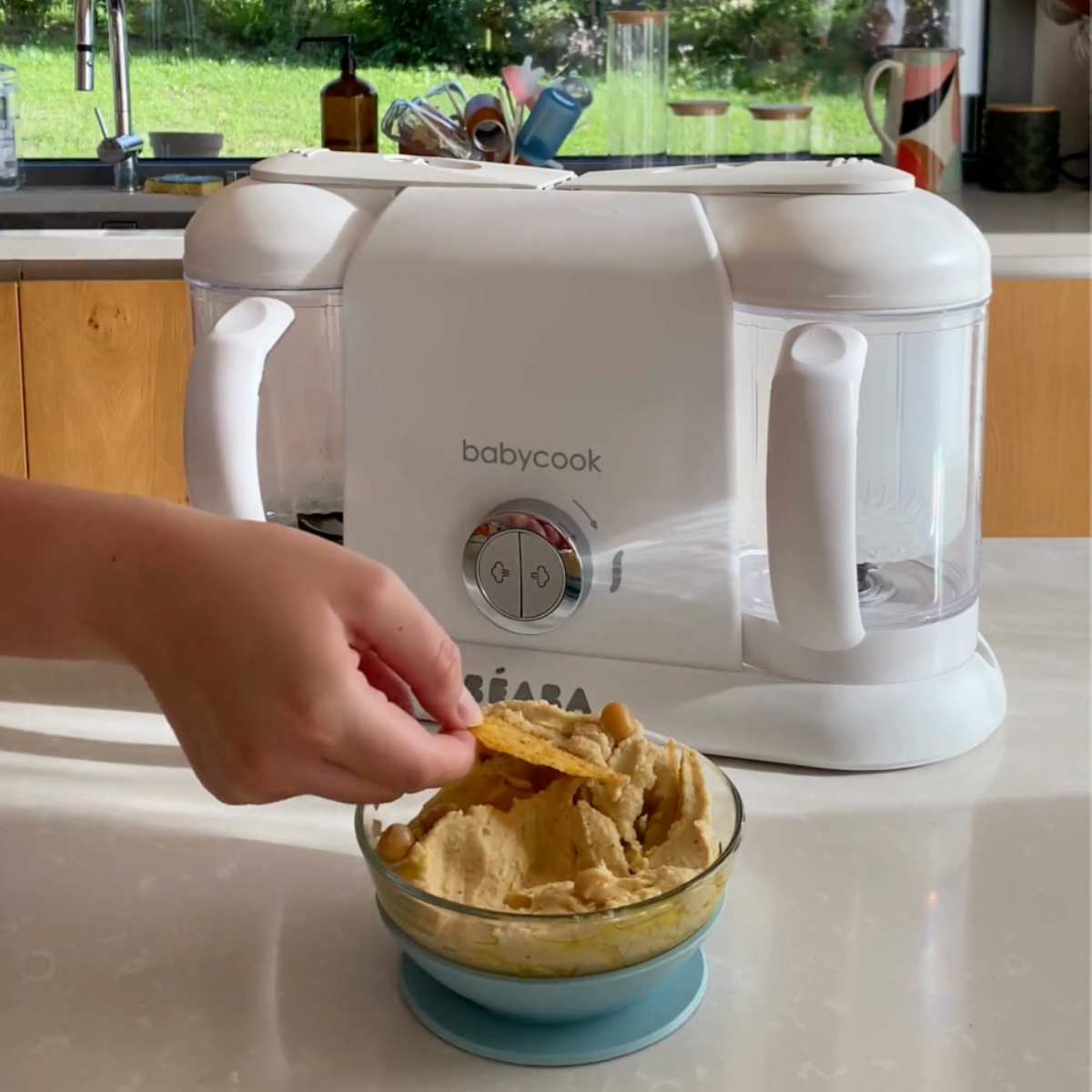 How to Make Homemade Hummus with Babycook
