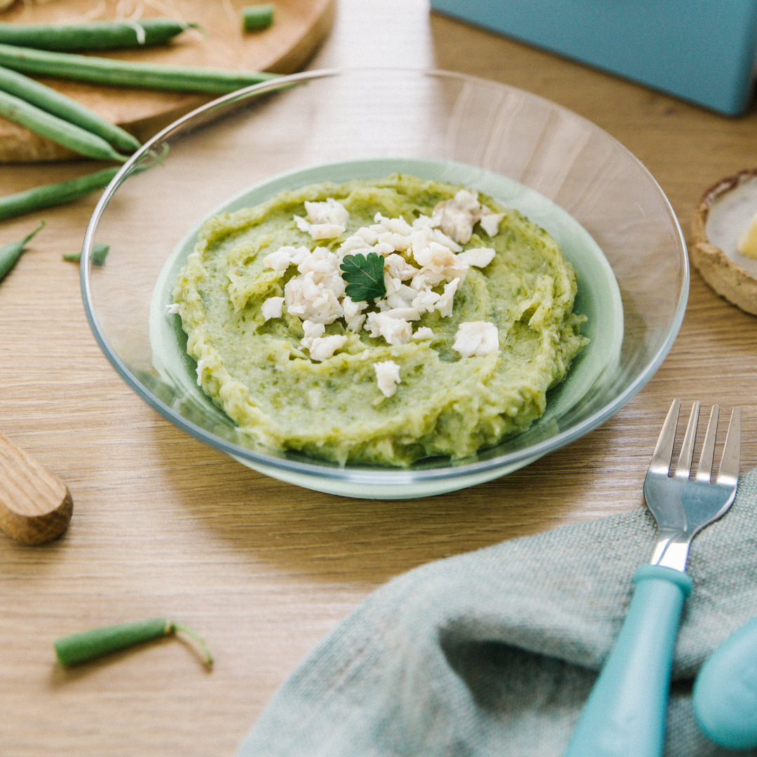 Pollock Green Bean Potato Puree