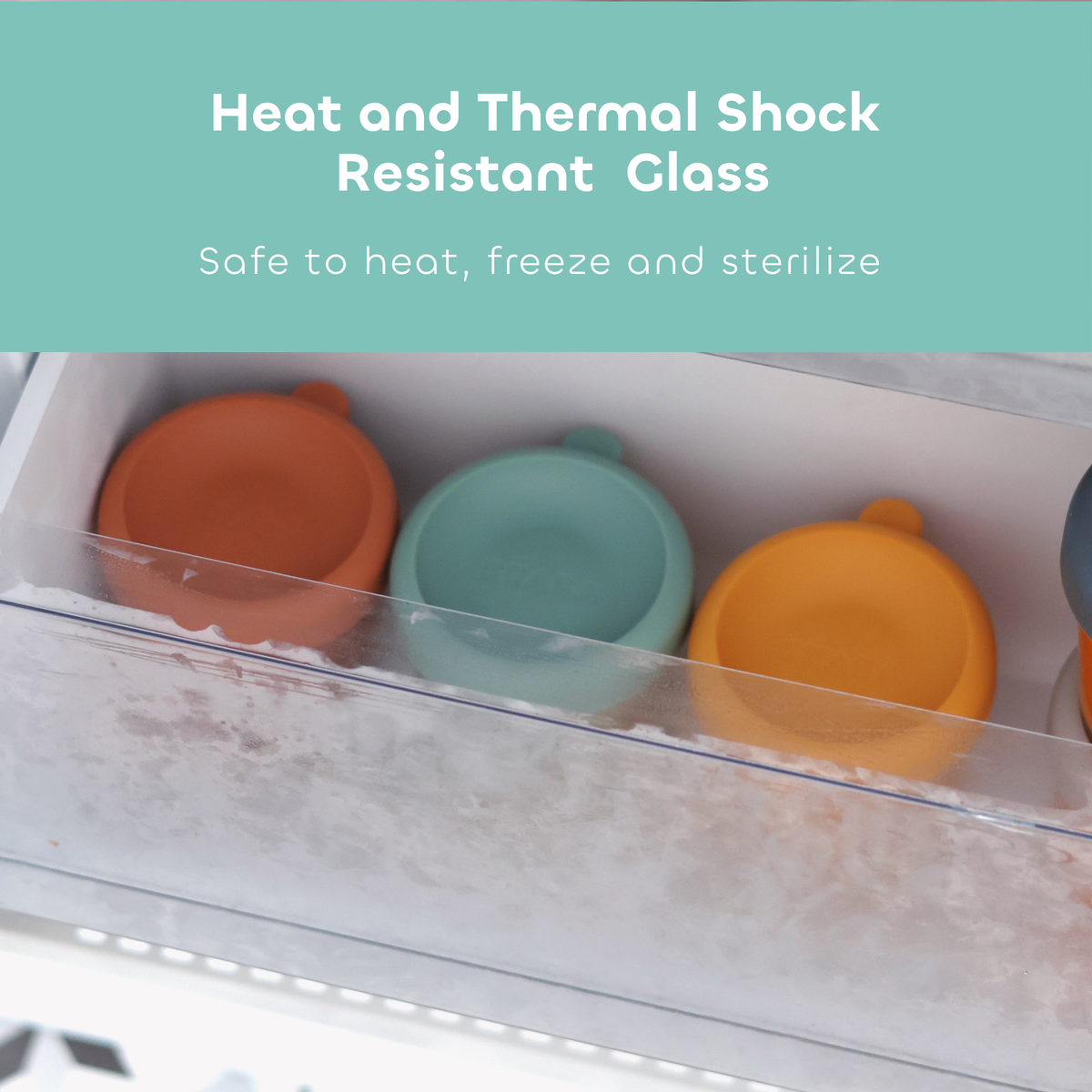 Set de 6 tarros de cristal de porción de 150 ml