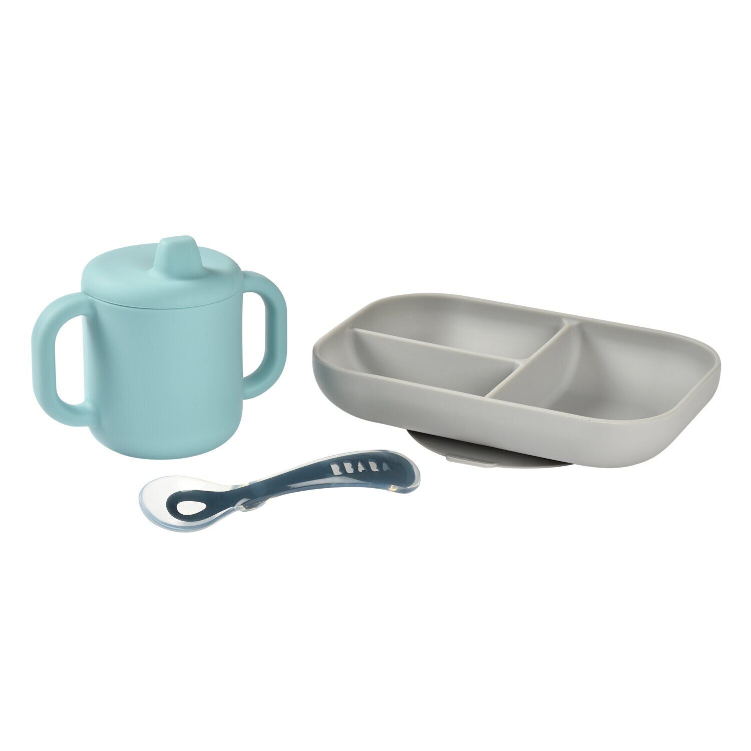 Estuche de aprendizaje silicona + taza