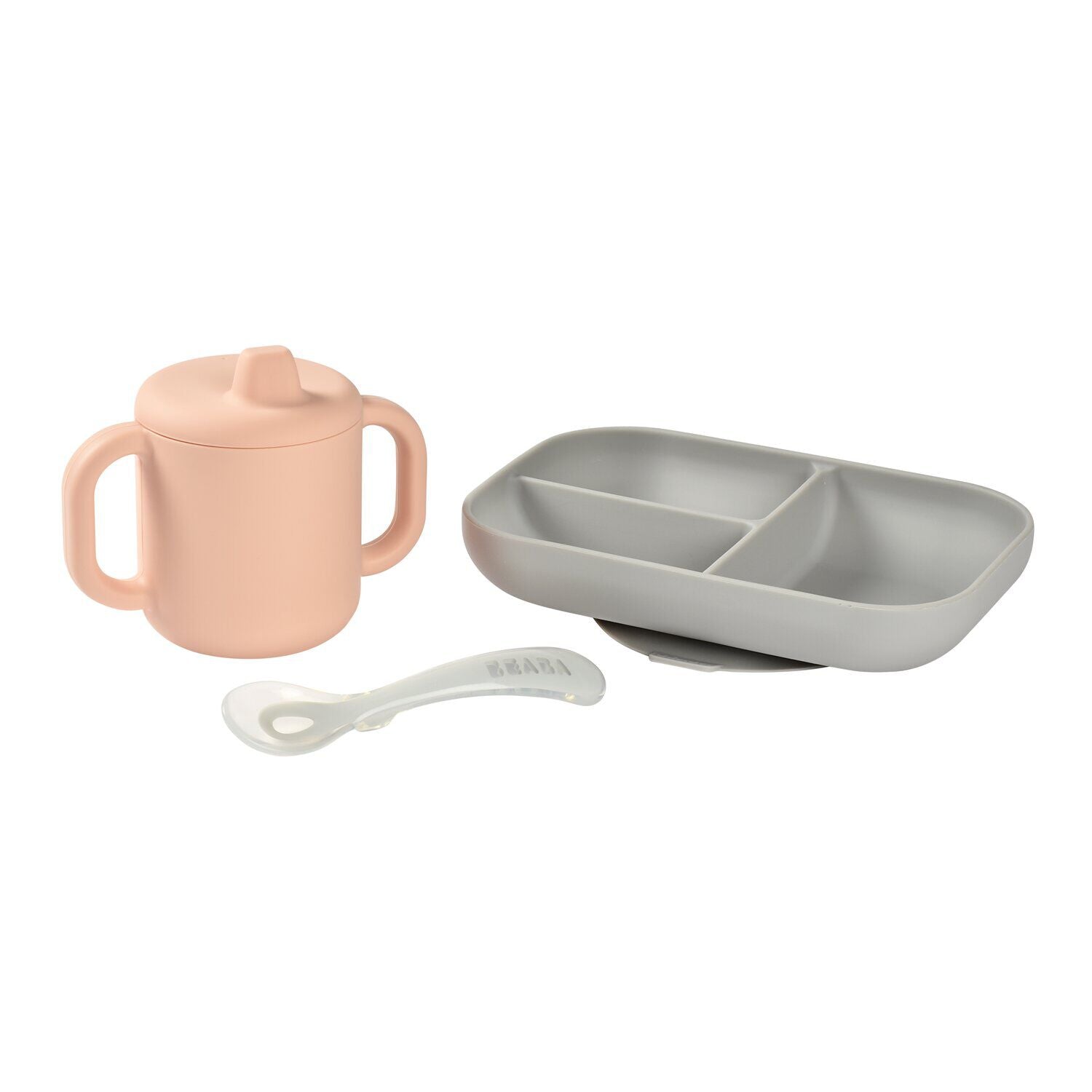 Estuche de aprendizaje silicona + taza