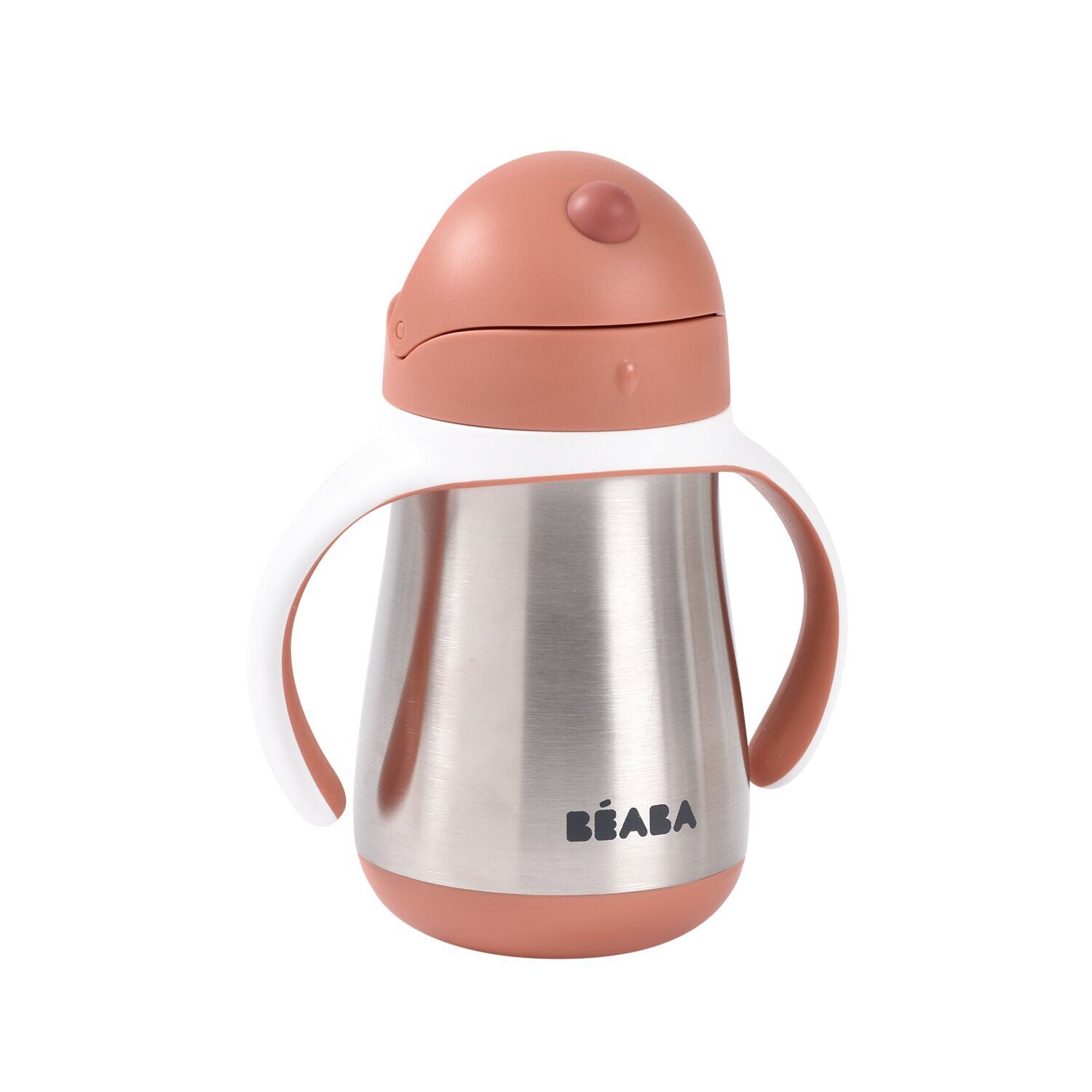 Vaso con pajita de acero inoxidable 250 ml