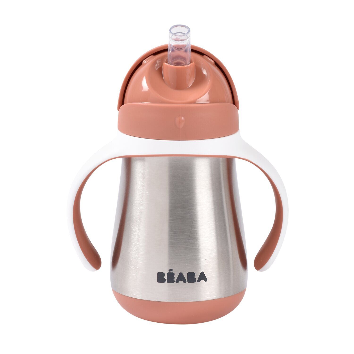 Vaso con pajita de acero inoxidable 250 ml