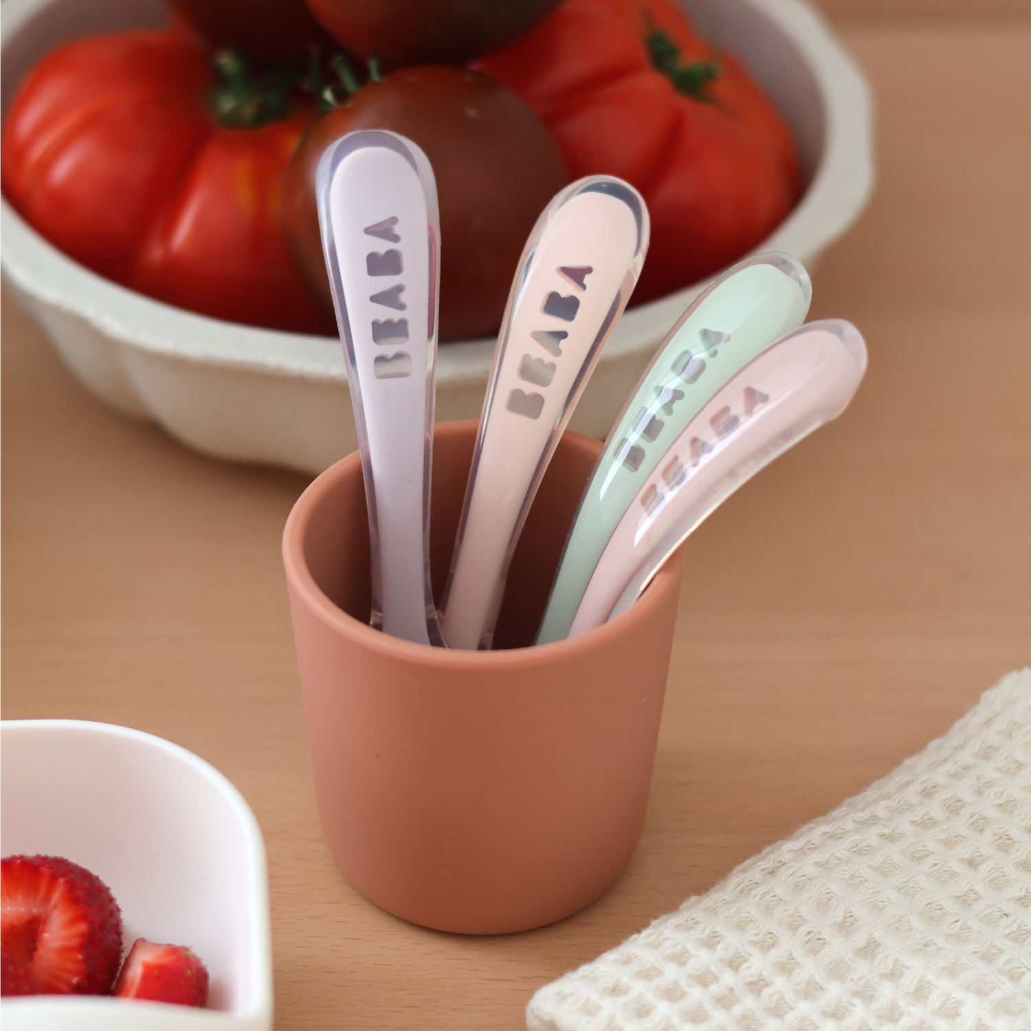 Set of 4 2nd Stage Silicone Spoons