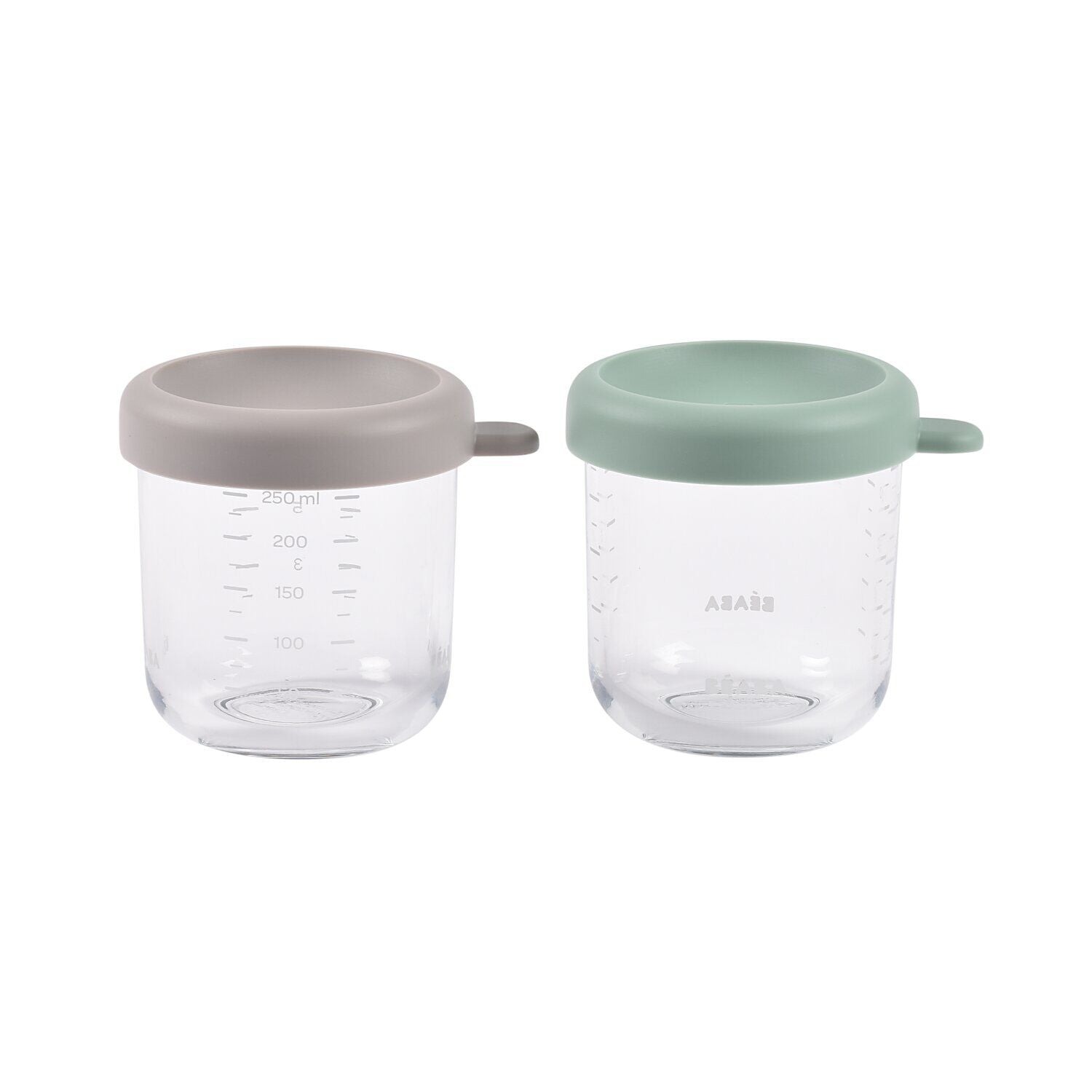 Beaba Set of 2 Glass Baby Food Jars 250ML