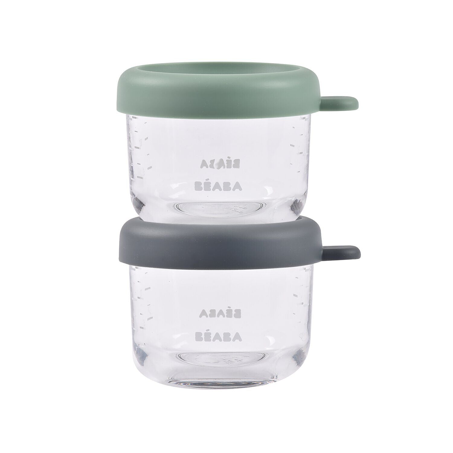 Set de 2 tarros de cristal de porción de 150 ml