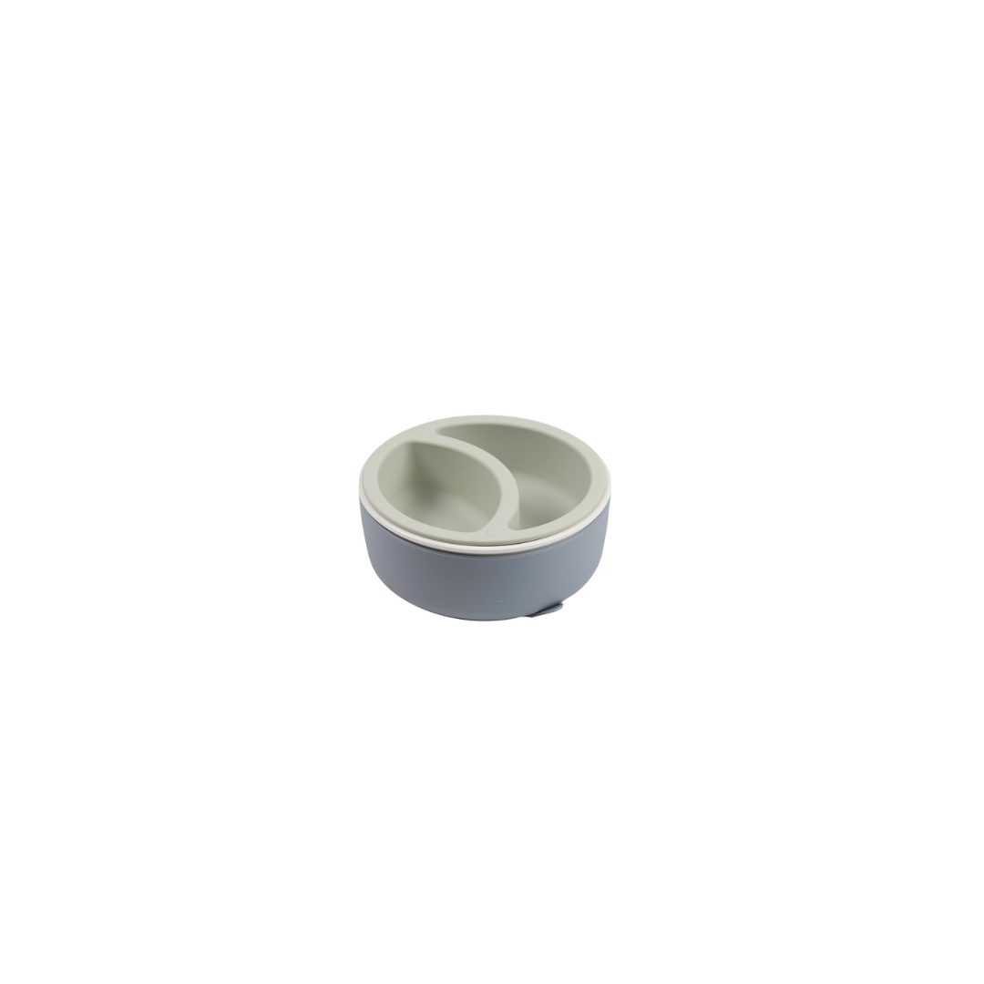 BEABA Porcelain Bowl Set with Silicone Suction Sleeve